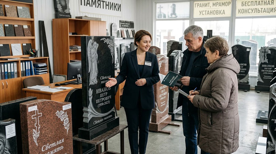Памятники от производителя в г. Сасово и в г. Рязань - компания НАБАТ